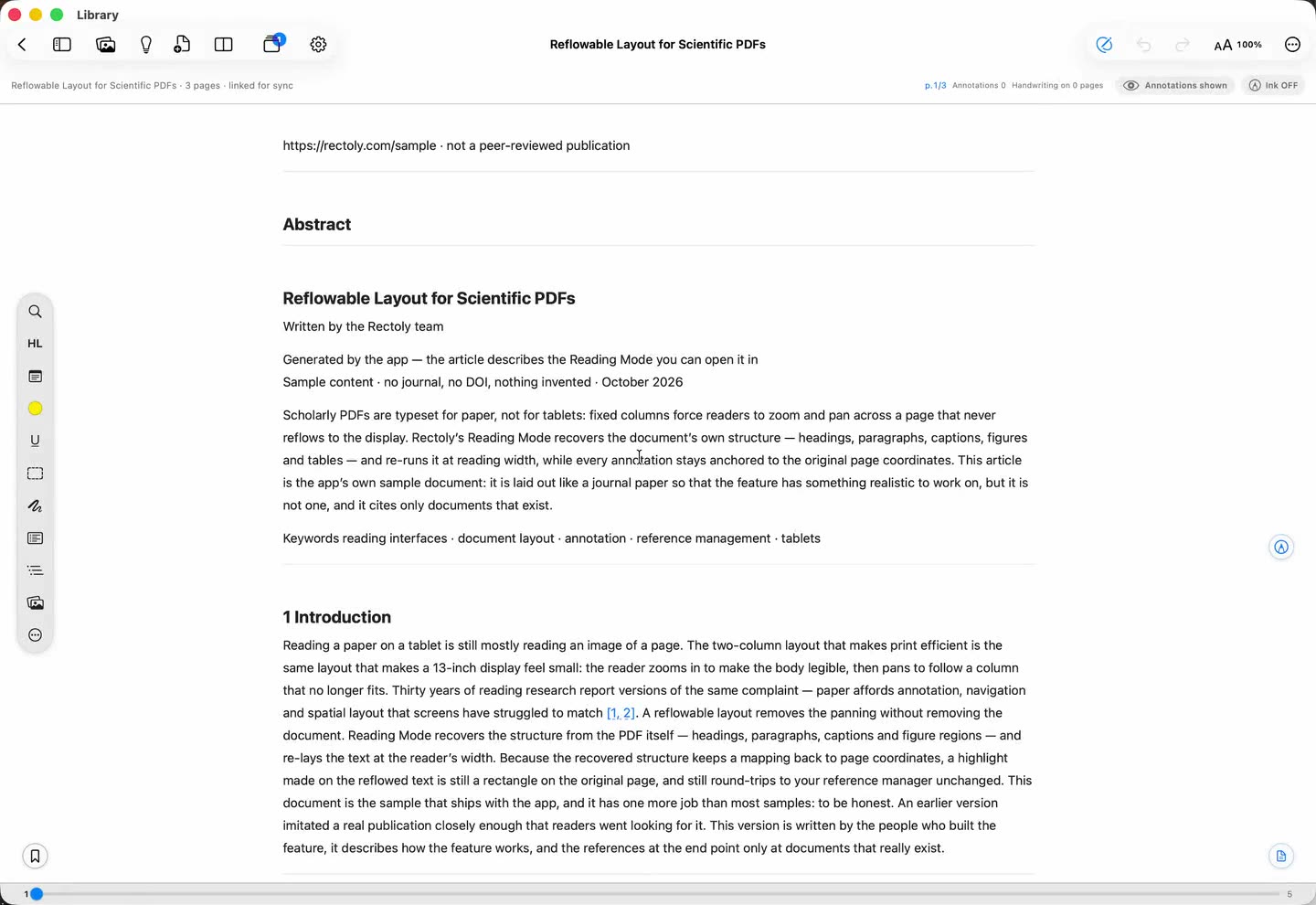 O menu de exportação no Windows: PDF com as anotações, notas em Markdown, figuras em PNG e tabelas em CSV, BibTeX, a chave de citação e notas de volta no Mendeley ou no Zotero